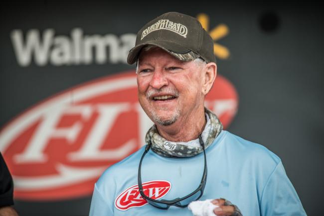Pro Stacey King makes the top-10 in fourth place after weighing 10-3 on day three of the FLW Tour on Lake Toho.