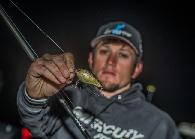 6th: Sixth-place pro Stetson Blaylock tossed a gold shad-colored Livingston Lures Primetyme SQ 2.0 square-bill crankbait to catch his limits. 