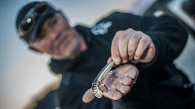 Dave Lefebre caught his winning limits with a 1/2-ounce Sworming Hornet Fish Head Spin with an albino Yamamoto D-Shad and a Rapala BX Waking Minnow. Rapala's blueback herring pattern was his go-to choice.
