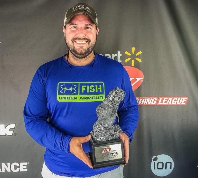 Co-angler Justin Kimmel of Monroe, Ga., won the May 9 Music City Division event on Center Hill with a 16-pound, 1-ounce limit to earn over $1,300.