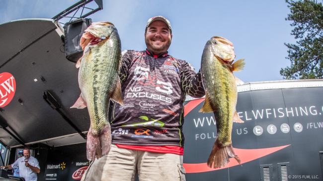 Everyone in Dayton loves the local pro Michael Neal. He opened the tournament with 23 pounds, 6 ounces, which was good enough for fourth place.