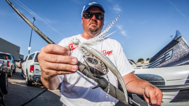 A homemade 1-ounce hair jig and a lot of moving around keyed Jeremy Lawyer's second-place finish. 