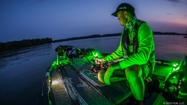 Avena doesn't subscribe to the Andy Morgan school of rod management. He loads his deck with all the variety he can to start the day and even made a few extra changes throughout the day. 