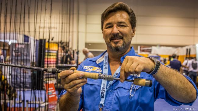 Slip a popper into tight quarters in the morning, then launch swimbaits in the afternoon. That's kind of the premise of Manley Rods' designs, which feature expandable metal rod handles that can be customized for what's most comfortable to use in various situations. Loosen the knurled nut to slide the handle in or out, then tighten it with a partial turn to lock it in place. Manley makes four series with bass applications in mind in a range of prices. The Excalibur (cork grips) and Black Ops (EVA foam grips) are probably best for tournament anglers and cost about $240 to $280. Manley uses Microwave and Microwave Light guide trains. ManleyRods.com
