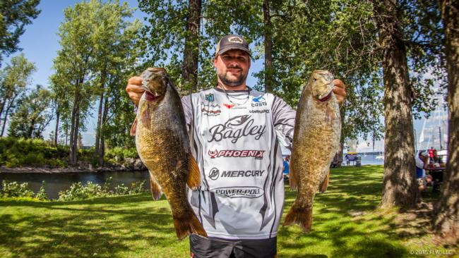 Brock Mosley caught 19-7 on day two and locked up sixth place with 36-11.