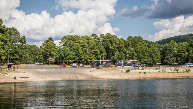 The 19th Forrest Wood Cup will take off right here at Brady Mountain Marina on Lake Ouachita on Thursday where 50 pro and 50 co-anglers will fish in the biggest tournament of their lives. 