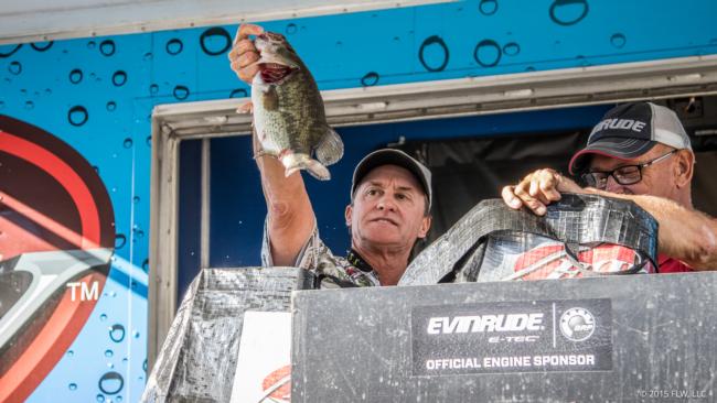 Jim Hawkes weighed 59-15 and earned the second top 10 of his FLW career. 
