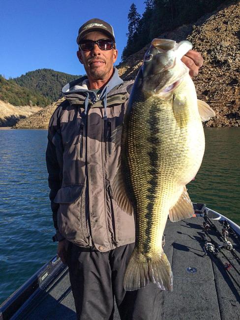 Paul Bailey's 11 pound 4 ounce spotted bass. 