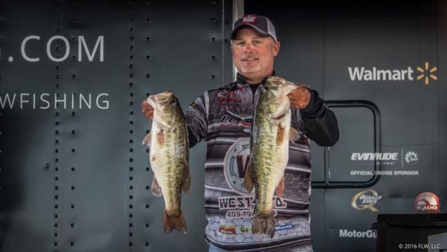 Chris McCall is a Rayburn stick and he put up 24-3 on day one for third. 