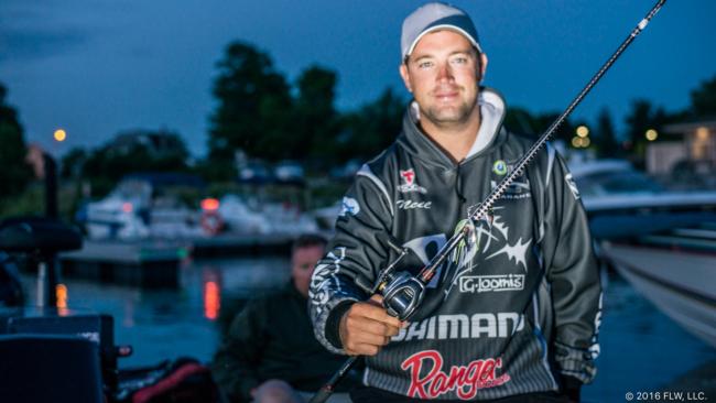 Rounding out the top pros is Neil Farlow who tossed a 1/2-ounce War Eagle Spinnerbait to catch fish - brown and green - from shallow to deep. 