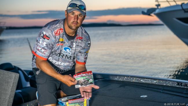 Like the two fellow Canadian pros ahead of him, Cory Johnston rocked a drop-shot with a Jackall Crosstail Shad. He opted for a 3/8- or 1/2-ounce weight.
