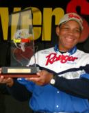 Pro Alfred Williams of Jackson, Miss., won $20,000 cash and a new Ranger 519VS Comanche bass boat as the winner of the 2003 EverStart Series Central Division tournament on Sam Rayburn Reservoir.