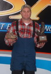 Craig Strickland of Lumberton, Texas, claimed first place in the 200-competitor Co-angler Division of the Feb. 22 BFL tourney on Sam Rayburn Reservoir with four bass weighing 17 pounds, 8 ounces.