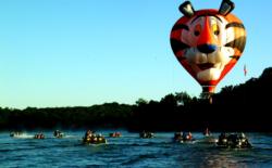 Forget the Goodyear blimp, we have the Tony the Tiger balloon. Lead sponsor Kellogg