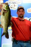 Co-angler Mark Martin of Vidor, Texas, used a catch of 19 pounds, 10 ounce to grab the overall lead heading into tomorrow