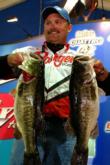 Pro Chris McCall of Jasper, Texas, finished the day in second place after landing a total catch of 27 pounds, 3 ounces.