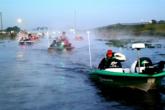 The leader after day three, Ray Scheide, led the charge onto Lake Okeechobee during the 2004 event.
