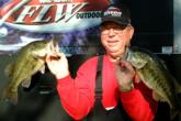 Pro Larry Lovell of Emory, Texas, finished in third place with a two-day catch of 31 pounds, 1 ounce.