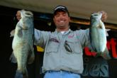 Local favorite Bradley Stringer of Huntington, Texas, used a catch of 16 pounds, 1 ounce to grab third place overall in the Pro Division heading into tomorrow's finals. 
