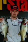 Darren Roberts of Nacogdoches, Texas, landed a total catch of 13 pounds, 11 ounces in the semifinals, to grab the overall lead in the Co-angler Division.