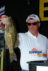 Co-angler Chris Gist of Rogersville, Ala., recorded a total weight of 7 pounds, 1 ounce to grab second place overall in the EverStart finals.