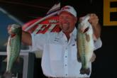 Pro David Young of Mayfield, Ky., is in second place with 19 pounds, 7 ounces.