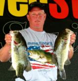 Opening-round pro leader Jeff Ritter of Prairie du Chien, Wis., came out in good shape in second place with a five-bass weight of 12 pounds, 8 ounces.