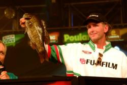 Randy Blaukat of Lamar, Mo., finished fourth and collected $40,000 with a final-round weight of 29 pounds, 7 ounces.