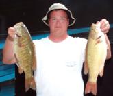 Mark Lyons of Marion, Ind., leads the Co-angler Division of the EverStart Series Northern with a two-day total of 34 pounds, 15 ounces.