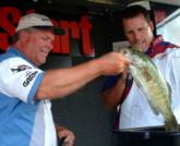 Pro David Reault of Livonia, Mich., finished fifth with a two-day total of 29 pounds, 2 ounces.