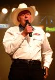 Ranger Boats founder Forrest L. Wood addresses troops serving the United States who were able to watch the final weigh-in of the 2004 FLW Tour Championship live on the Armed Forces Network.