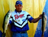 Pro Scott Allar weighed in five fish for 11 pounds, 13 ounces and placed third.