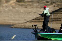 Brent Ehrler catches a keeper at Logan Martin Lake en route to championship victory.