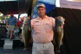 Pro Daryl Deka of Wellington, Fla., is in third place with 24 pounds, 15 ounces.