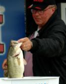 Greg Pishkur of Flagstaff, Ariz., tied for the lead in the Co-angler Division after each catching 12 pounds, 3 ounces.