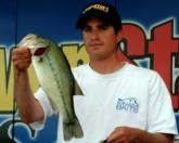 Pro Justin Kerr caught 11 bass weighing 17 pounds, 10 ounces in the final round and finished fourth.