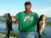 Pro J.T. Kenney of Frostburg, Md., retained his lead Thursday in the Wal-Mart FLW Tour stop on Lake Toho with a solid five-bass limit weighing 17 pounds, 5 ounces. He caught a two-day total of 10 bass weighing 40 pounds, 15 ounces in the opening round. 
