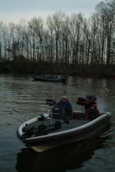 Anglers get ready for the start of takeoff.