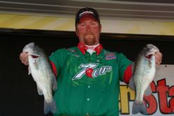 Using a catch of 11 pounds, 3 ounces in today's competition, pro J.T. Kenney of Frostburg, Md., grabbed fifth place overall. 