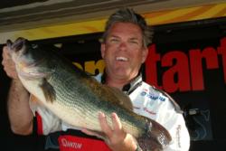 Donnie Vachon of Lakeside, Calif., took home the big bass award in the Pro Division after landing the largest fish in the tournament to date - an 11-pound, 2-ounce largemouth. He won $600 for his efforts.