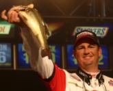 Jason Kilpatrick moved up and finished third with 23 pounds, 9 ounces. His four bass Saturday weighed 8-9.