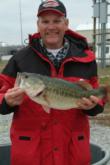 Tom Medlock caught this 7-pound, 5-ouncer to take big-bass honors as well as second place on the co-angler side.