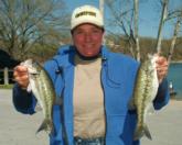 Co-angler Mary Parnell of Casselberry, Fla., caught 13-12 over the first two days and placed eighth.