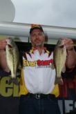 Pro Dave Donham of Highlandville, Mo., is in fifth place after day three with 11 pounds, 3 ounces.