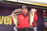 Pro Dan Morehead of Paducah, Ky., is in third place after day three with 13 pounds, 3 ounces.