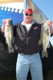 Pro Tim Peek of Sharpsburg, Ga., is in second place after day one with 18 pounds, 6 ounces.