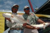 Kevin Shaw and Kevin Sahadi of Corpus Christi, Texas, are in second after day one with 16 pounds, 5 ounces.