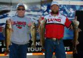 Mark Cottingham and Greg Darsow caught 24 pounds, 7 ounces on the third of competition.