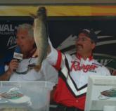 Troy Morris caught 20 pounds, 2 ounces on day four and finished in fifth place.