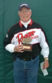 Mark Cottingham took home $8,700 in winnings for his co-angler victory on Green Bay.